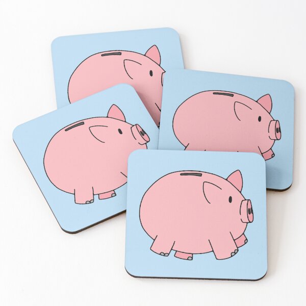 Item preview, Pink Piggy Bank Illustration designed and sold by murialbezanson.