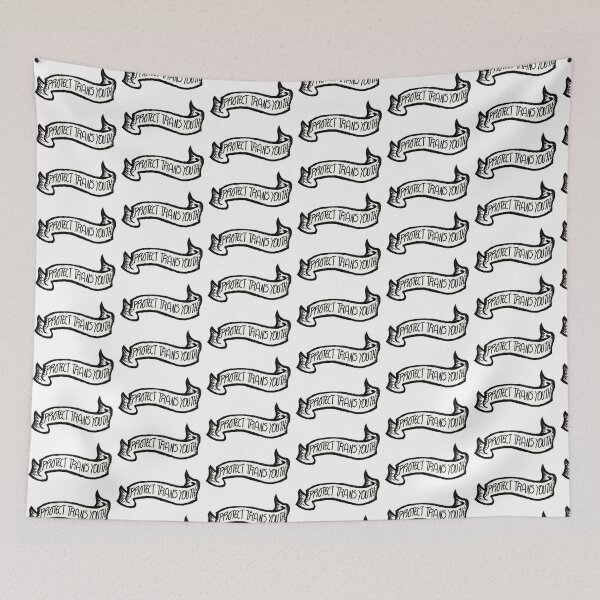 Item preview, Protect Trans Youth Banner designed and sold by hannahjoyous.