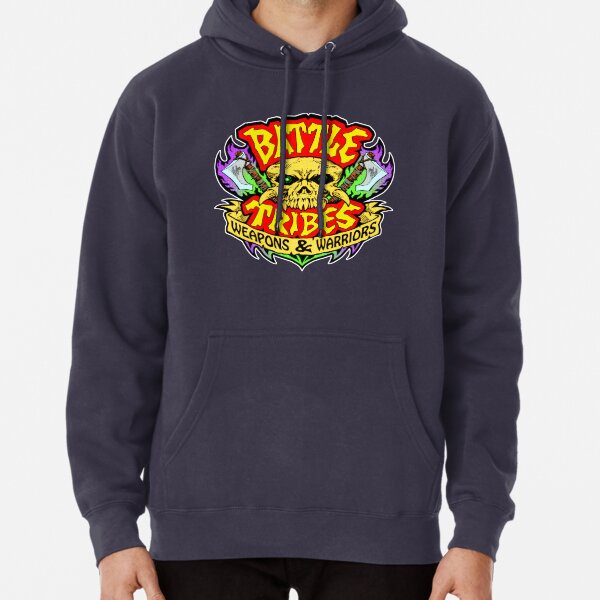 Battle Tribes Skull Logo Pullover Hoodie
