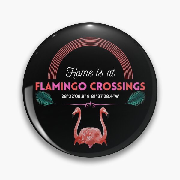 Artikelvorschau, Zuhause ist bei Flamingo Crossings: WDW Cast, Alumni-weiße Schrift entworfen und verkauft von morelando.
