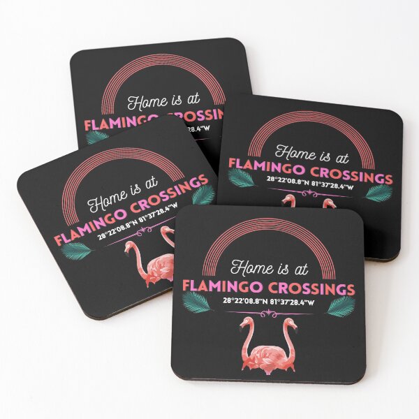 Item preview, Home is at Flamingo Crossings: WDW Cast, Alumni- white font designed and sold by morelando.