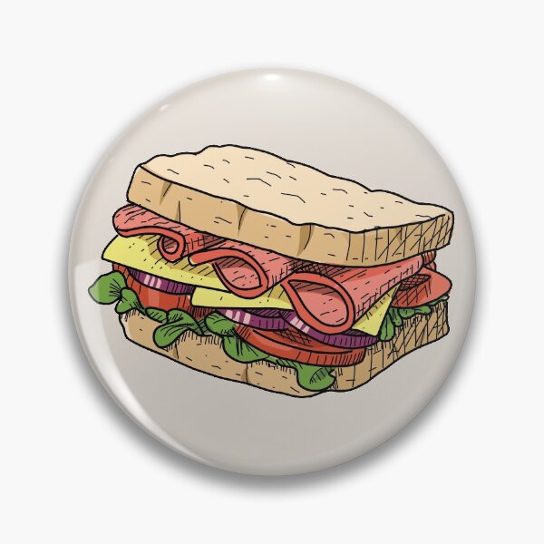 Item preview, Ham and Cheese Sandwich designed and sold by Alicia Chee.
