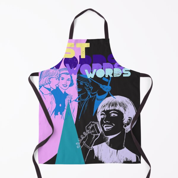 Item preview, Just Words (Hipster 50s Gossip Girls) designed and sold by fifty-bucks.