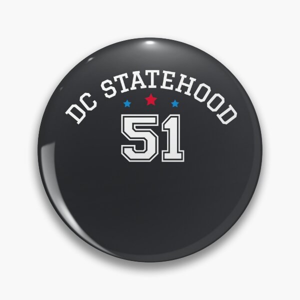 Item preview, DC Statehood 51st State 51 Washington D.C. District of Columbia USA America designed and sold by gkao.