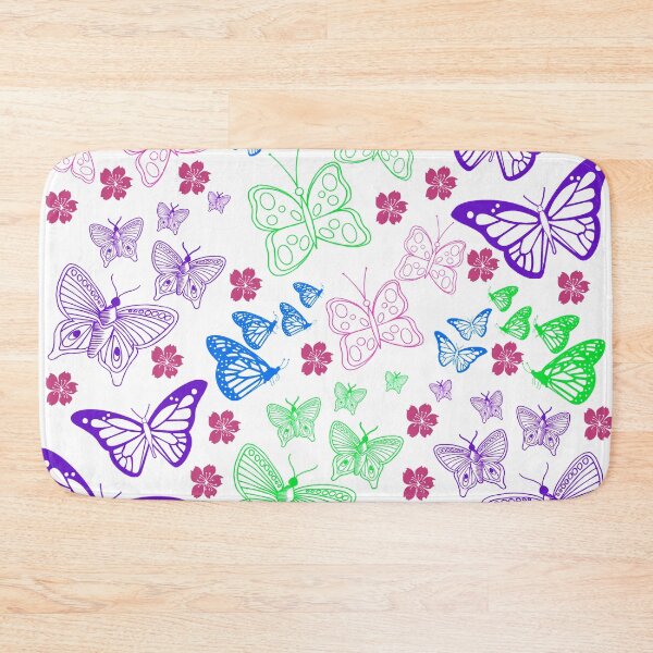 Item preview, Spring time colorful Butterfly Pattern designed and sold by Crystalsgraphix.