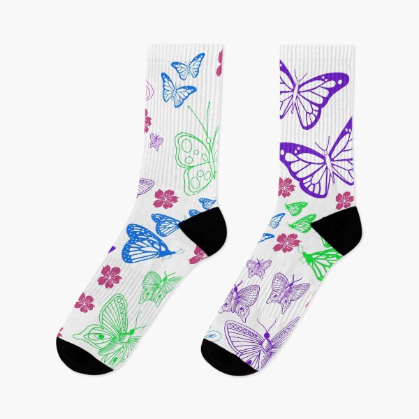 Item preview, Spring time colorful Butterfly Pattern designed and sold by Crystalsgraphix.
