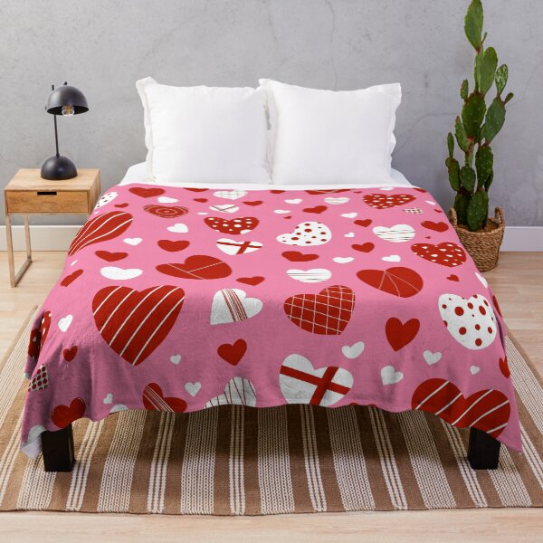 Item preview, Red and White Hearts 2 designed and sold by Orchyd.
