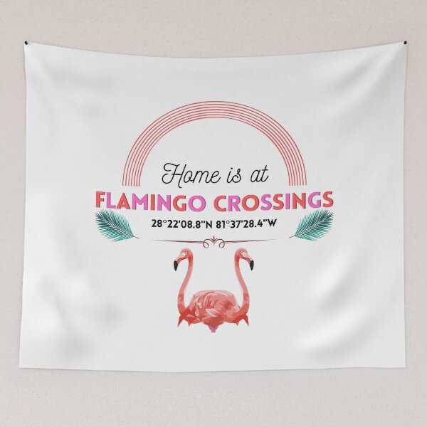 Item preview, Home is at Flamingo Crossings: WDW Cast, Alumni- black font designed and sold by morelando.