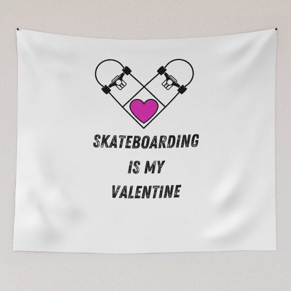 Item preview, Skateboarding is My Valentine designed and sold by Six Deers.