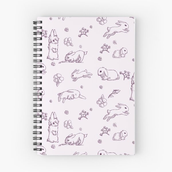 Item preview, Purple bunny pattern designed and sold by hannahjoyous.