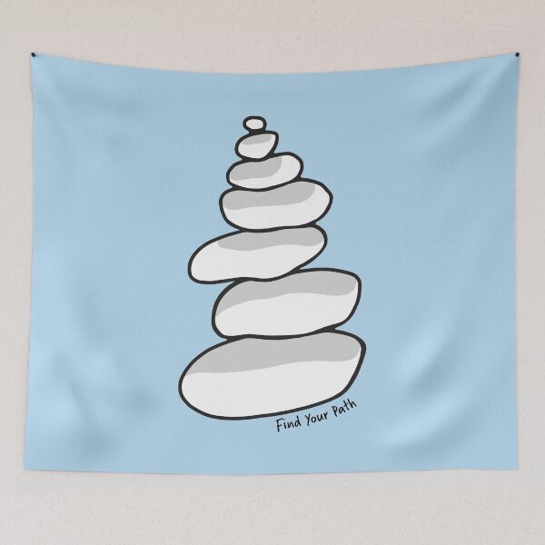 Item preview, Find Your Path Rock Stack Cairn designed and sold by murialbezanson.