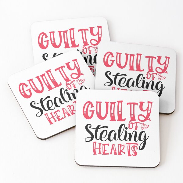 Item preview, Guilty of Stealing Hearts -Valentines day gift for kids designed and sold by BRtisticDesigns.