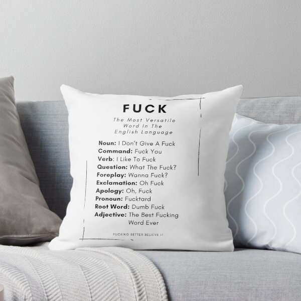 Item preview, The Versatility of the word Fuck designed and sold by lil-flamingal.