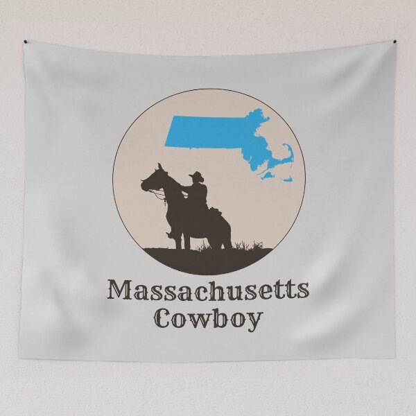 Item preview, Massachusetts Cowboy designed and sold by AdventurePrints.