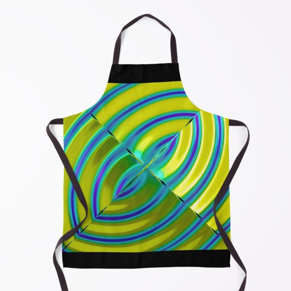 Item preview, Metallic yellow and blue ripples designed and sold by Arcane Adorable.