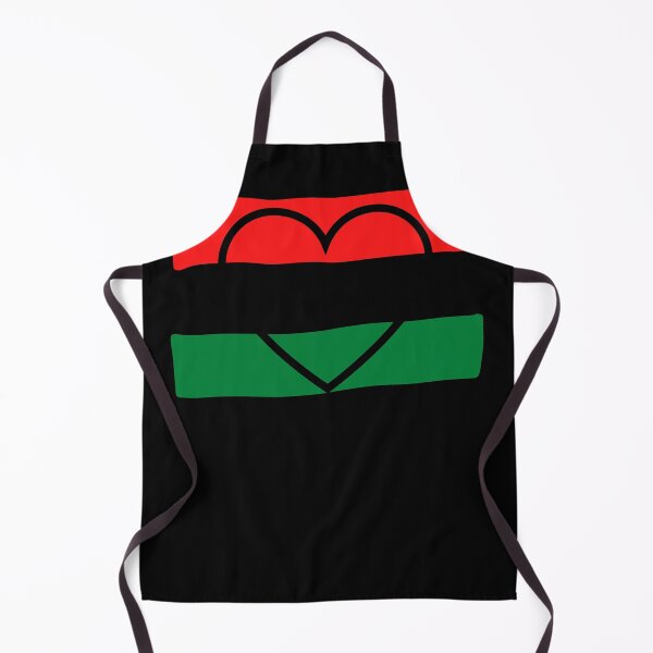 Item preview, Love Heart Afica Flag Red Black Green designed and sold by RONZk.
