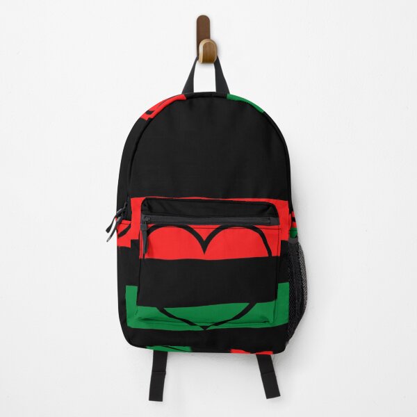 Item preview, Love Heart Afica Flag Red Black Green designed and sold by RONZk.