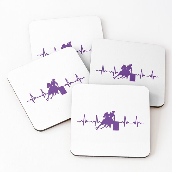 Item preview, Barrel Racing designs for women gift idea for girls Heartbeat designed and sold by BRtisticDesigns.