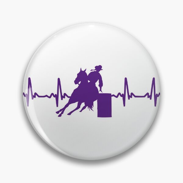 Item preview, Barrel Racing designs for women gift idea for girls Heartbeat designed and sold by BRtisticDesigns.