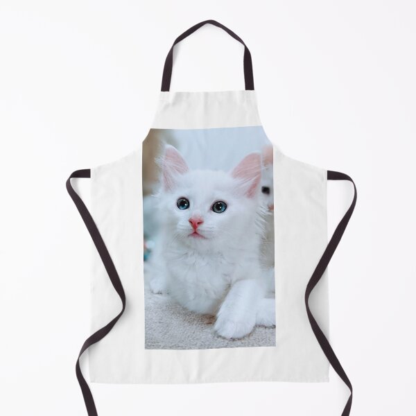 Item preview, Fluffy white kitten designed and sold by Fluffycat2020.