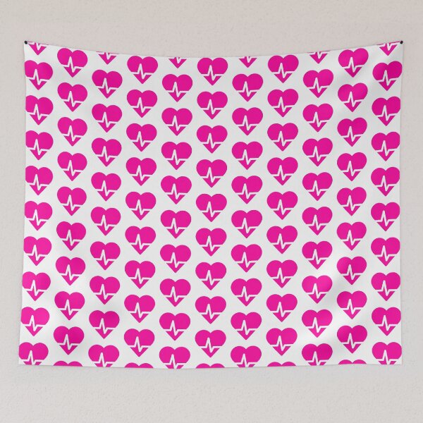 Item preview, Pink Heart Beat designed and sold by Mywaymylife.