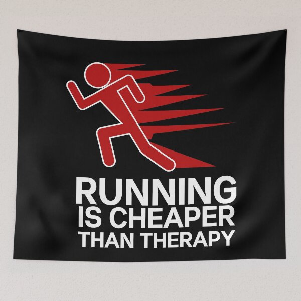 Item preview, Running Is Cheaper Than Therapy designed and sold by Martin-bivert.