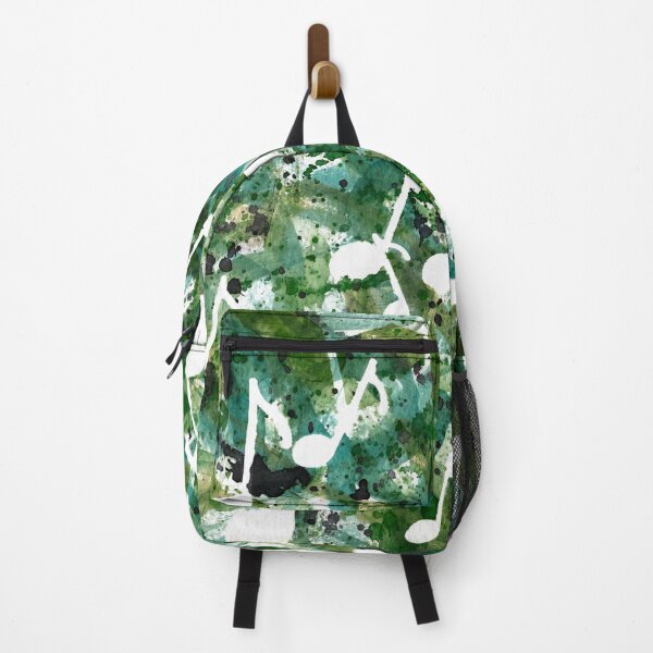 Item preview, Jungle Boogie | Green Watercolor Music Note Silhouettes designed and sold by Zab Butler Design.