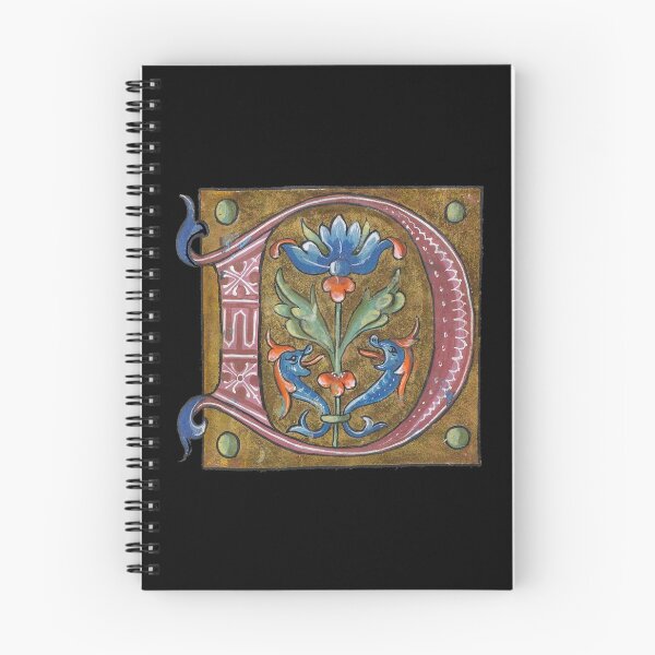Item preview, Initial manuscript art — medieval art  -  Illuminated manuscripts art designed and sold by Qrhoo.