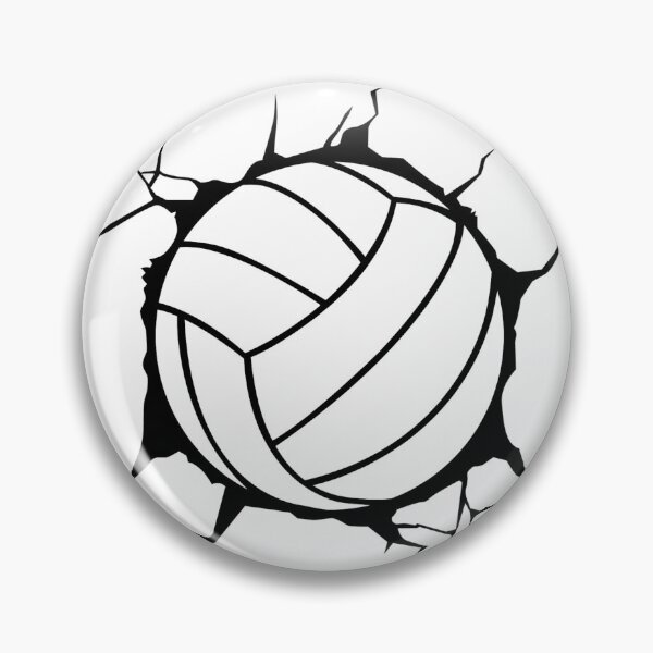 Item preview, Volleyball smashing through wall design gift for volleyball players or coaches designed and sold by BRtisticDesigns.