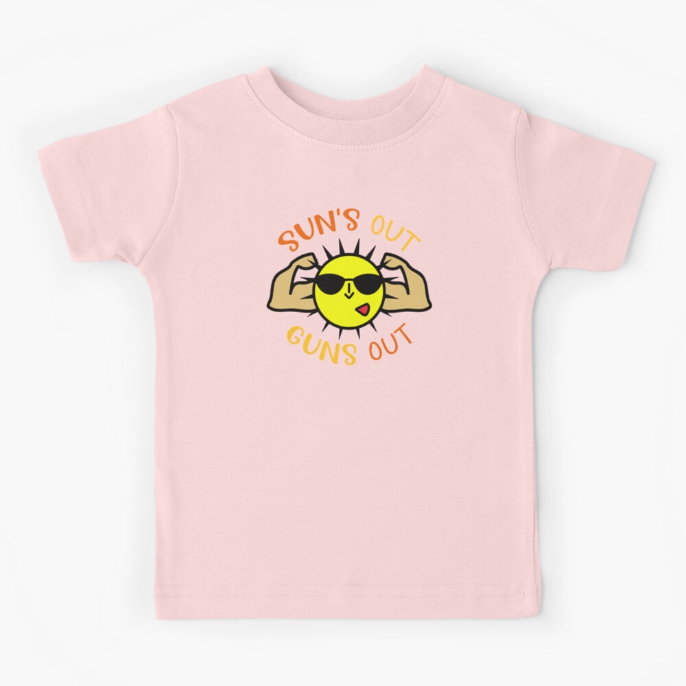 Suns out Guns Out! Summer gifts for men who love to workout Kids T-Shirt  for Sale by BRtisticDesigns