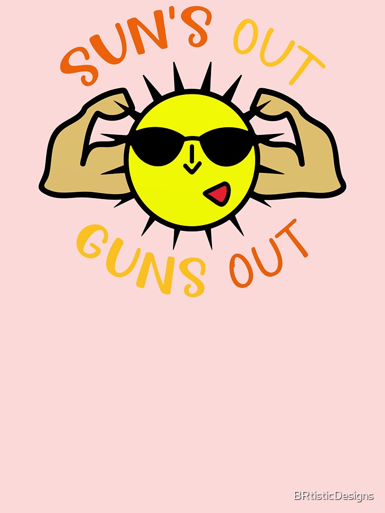 Suns out Guns Out! Summer gifts for men who love to workout Kids T-Shirt  for Sale by BRtisticDesigns