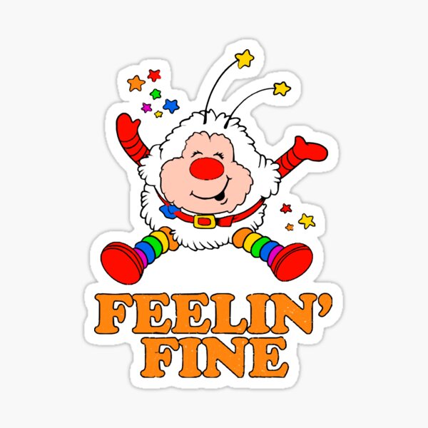 Rainbow Brite - Feelin' Fine Sticker