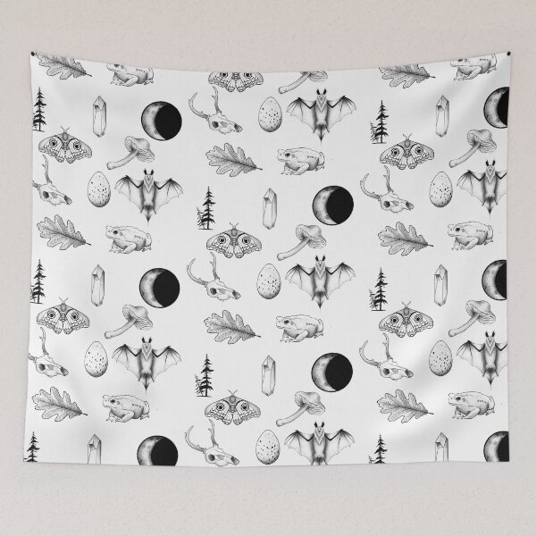 Item preview, Cottagegoth Nature Pattern designed and sold by Juniper-Blake.