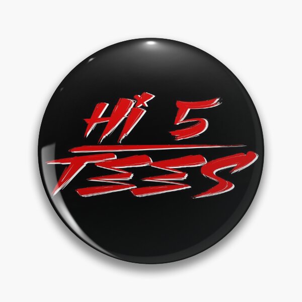 Item preview, Copy of Hi 5 Tees logo red designed and sold by DerezzedDigital.