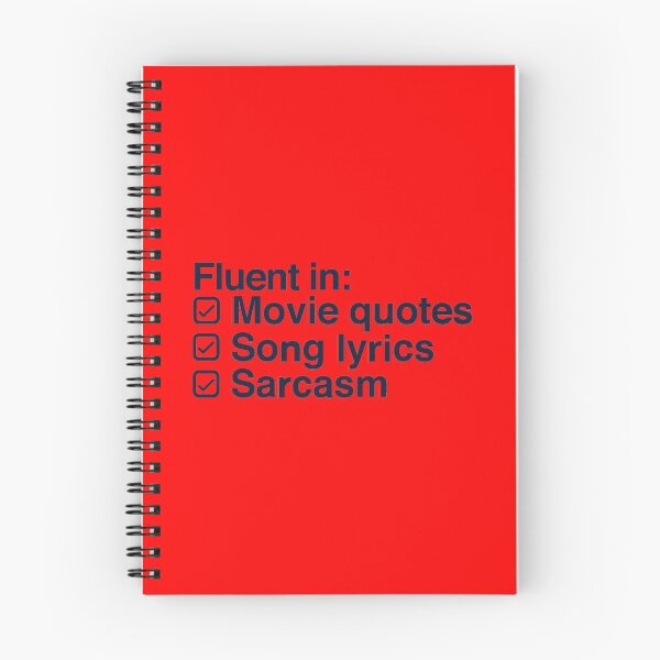 Item preview, I Speak in Movie Quotes, Song Lyrics and Sarcasm designed and sold by kuezart.