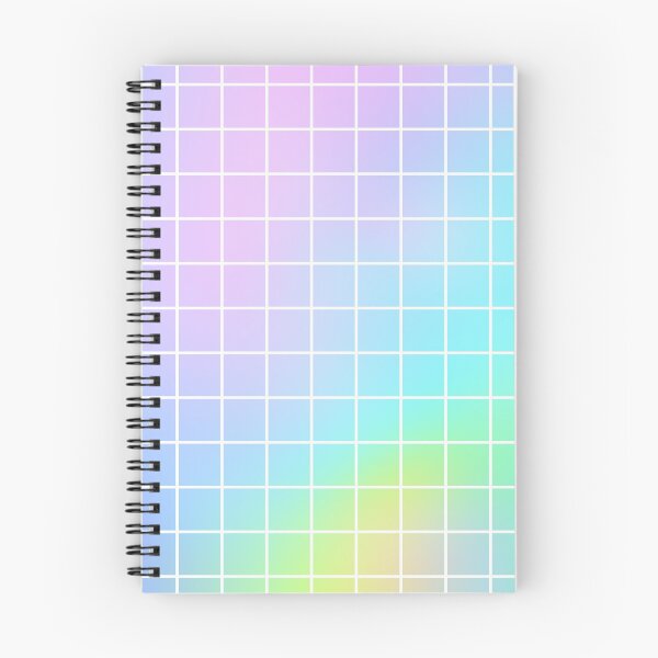 Item preview, Impresión de cuadrícula de arco iris pastel designed and sold by DigitalPie.