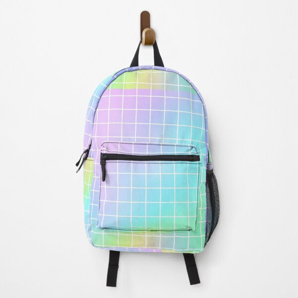 Item preview, Pastel Rainbow Grid Print designed and sold by DigitalPie.