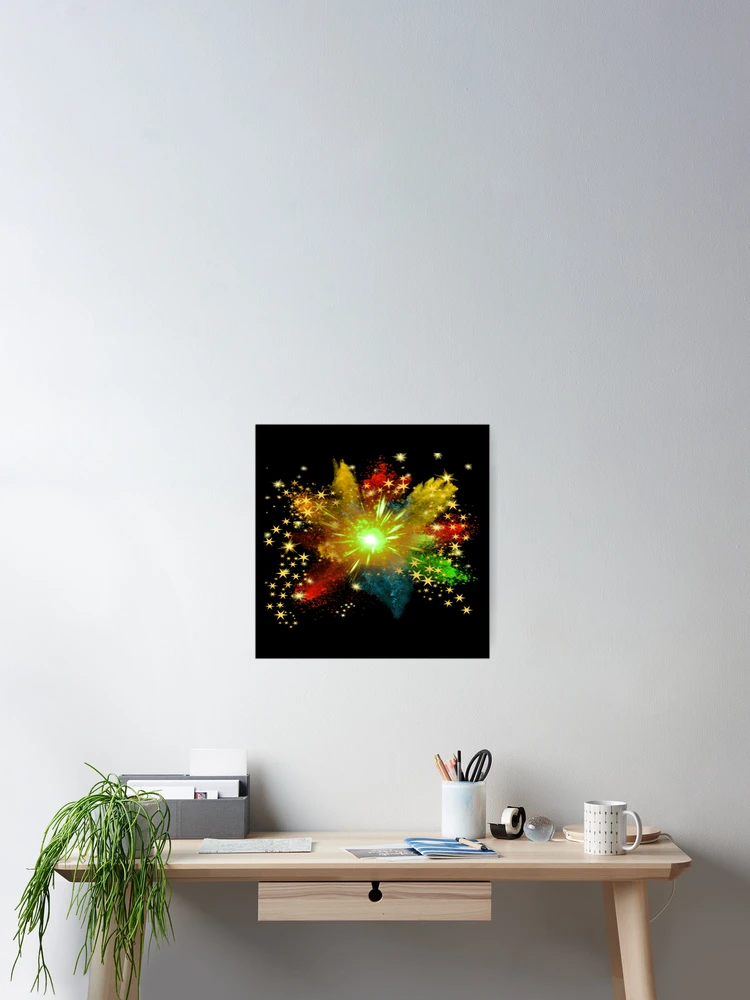 Thumbnail 2 of 3, Poster, Stars abstract designed and sold by R-FitDesign.
