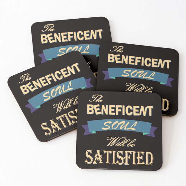Item preview, Top New Christian scripture bible text The Beneficent Soul Will be Satisfied Proverbs 11:25 designed and sold by LYSandCo.