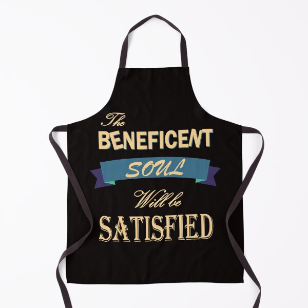 Item preview, Top New Christian scripture bible text The Beneficent Soul Will be Satisfied Proverbs 11:25 designed and sold by LYSandCo.