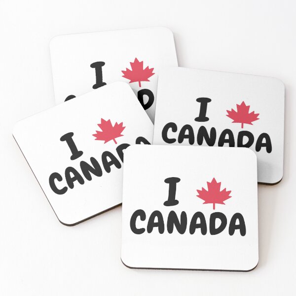 Item preview, I Love Canada Maple Leaf Black Text designed and sold by JEL-Designs.