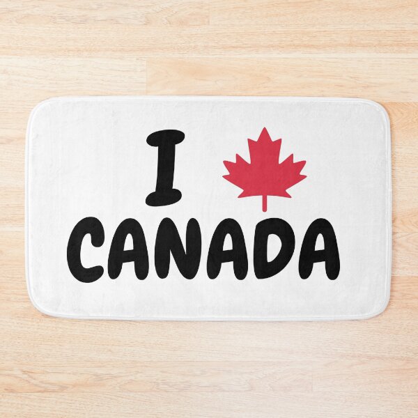 Item preview, I Love Canada Maple Leaf Black Text designed and sold by JEL-Designs.