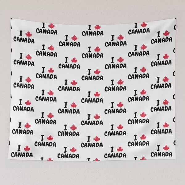 Item preview, I Love Canada Maple Leaf Black Text designed and sold by JEL-Designs.