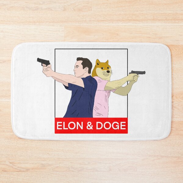 Artikelvorschau, Elon & Doge entworfen und verkauft von shillywabbit.