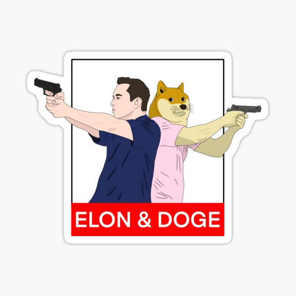 Item preview, Elon & Doge designed and sold by shillywabbit.