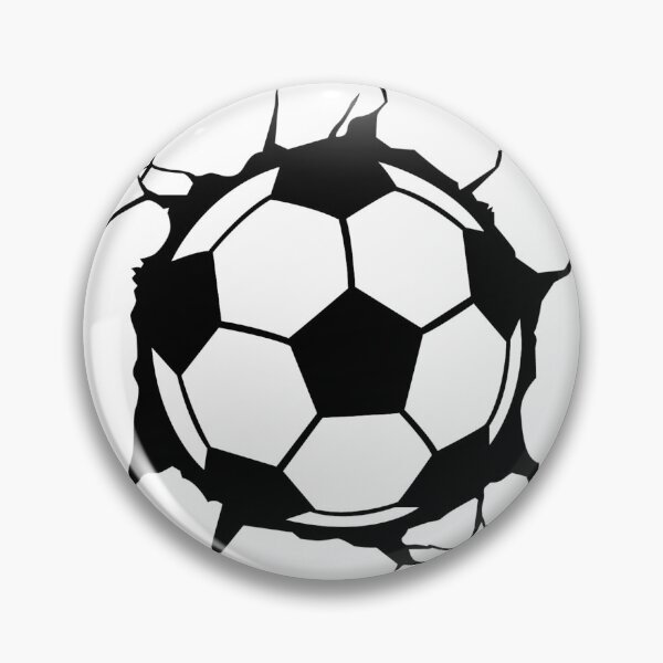 Item preview, Soccer ball, breaking wall design gift for soccer player and coaches designed and sold by BRtisticDesigns.