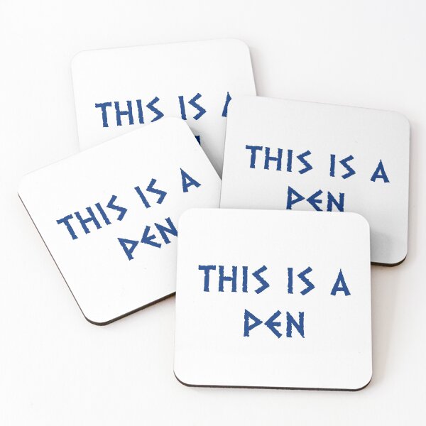 Item preview, "This is a pen" Percy Jackson Quote designed and sold by vanillacandles.