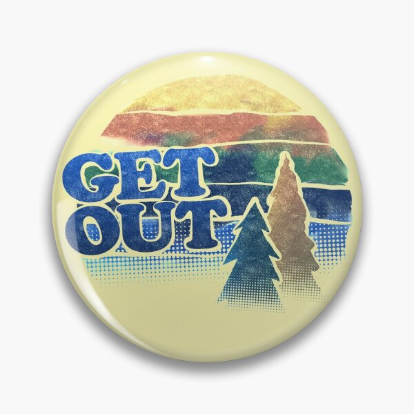 Artikelvorschau, Kopie von Get Out - Wilderness Sunset in Blau entworfen und verkauft von designerthreat.