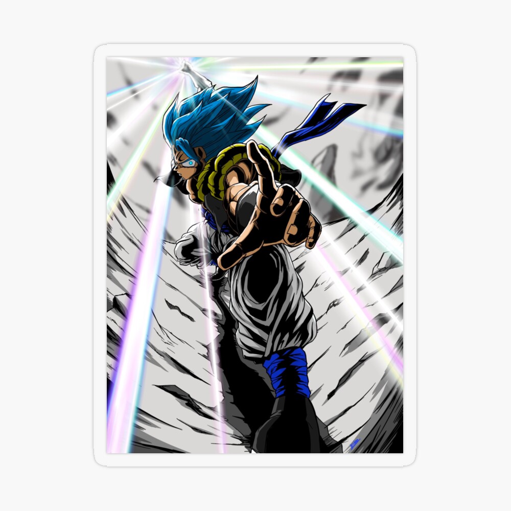 Gogeta Super Saiyan Blue DBS SSGB Art Board Print for Sale by