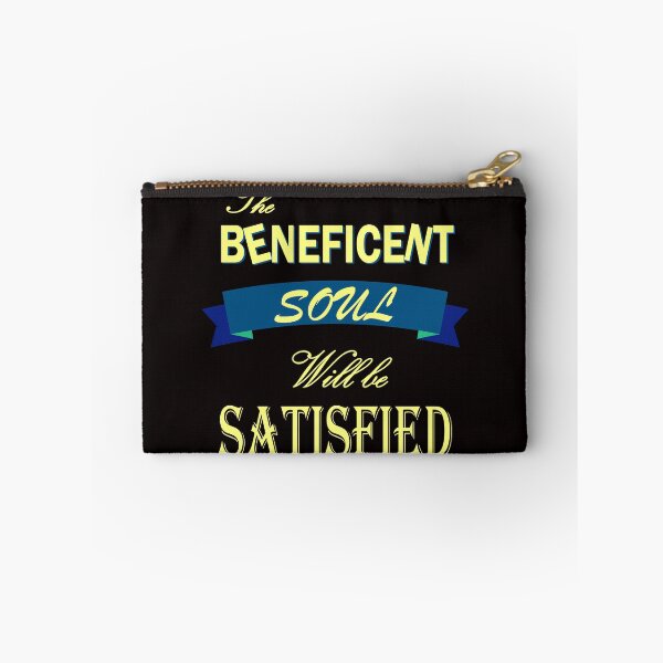 Item preview, Copy of Top New Christian scripture bible text The Beneficent Soul Will be Satisfied Proverbs 11:25 designed and sold by LYSandCo.